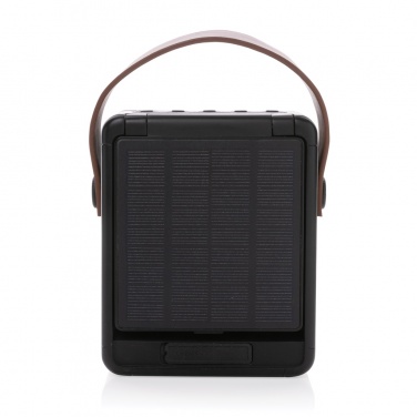 Logo trade promotional gift photo of: Skywave RCS recycled plastic solar speaker 12W