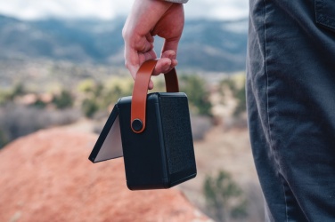 Logotrade promotional merchandise image of: Skywave RCS recycled plastic solar speaker 12W