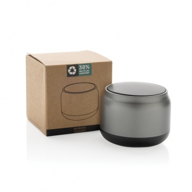 Logo trade promotional merchandise picture of: BeatBuddy recycled plastic 3W speaker