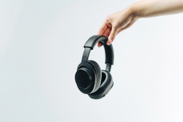 Logo trade promotional giveaway photo of: Irvine RCS recycled and repairable ANC wireless headphone