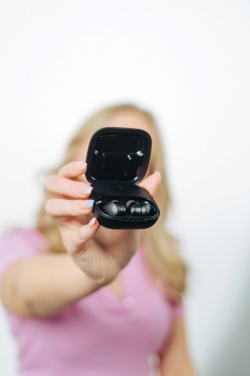 Logo trade promotional items picture of: Lakewood RCS recycled and repairable wireless earbuds