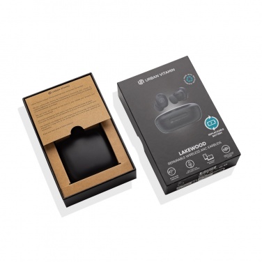 Logotrade promotional giveaways photo of: Lakewood RCS recycled and repairable wireless earbuds