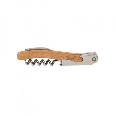 Logo trade promotional gifts image of: Wooden Corkscrew