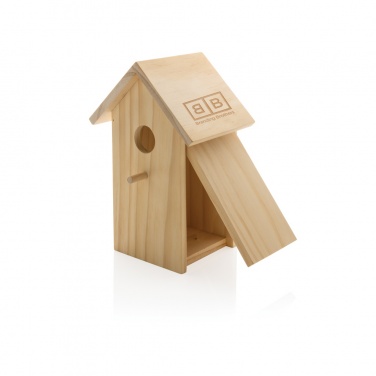 Logotrade promotional product picture of: Wooden birdhouse
