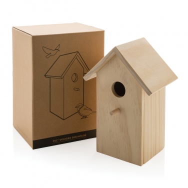 Logotrade promotional giveaways photo of: Wooden birdhouse