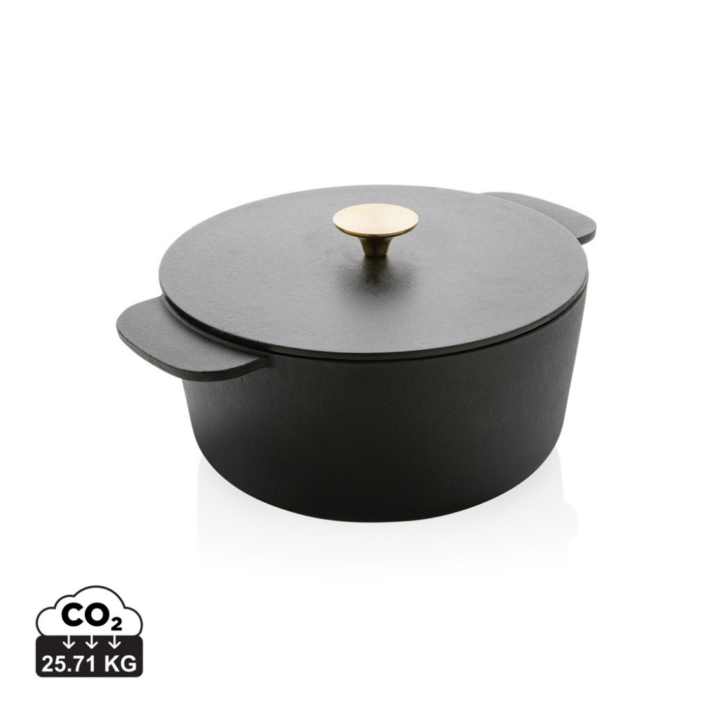 Logo trade promotional gift photo of: Ukiyo cast iron pan large
