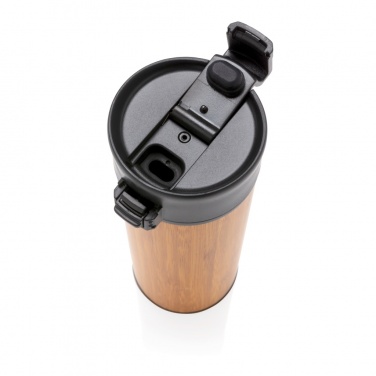 Logotrade promotional merchandise photo of: Bogota vacuum bamboo coffee mug