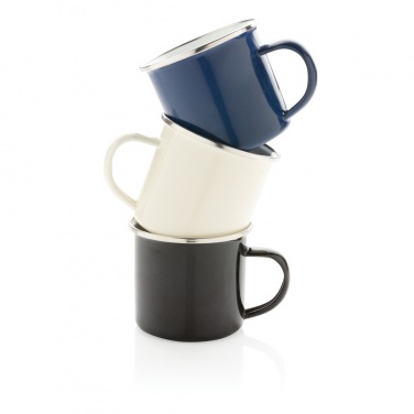 Logo trade promotional products image of: Vintage enamel mug