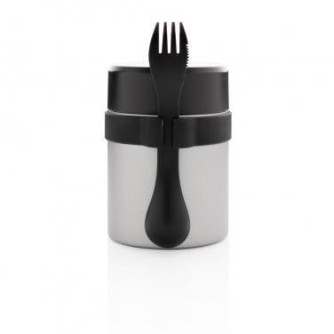 Logo trade promotional giveaways image of: Bogota food flask with ceramic coating