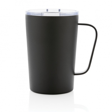 Logotrade promotional merchandise photo of: RCS Recycled stainless steel modern vacuum mug with lid