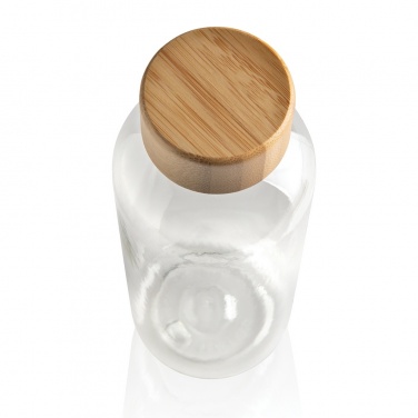 Logo trade promotional merchandise image of: RCS RPET bottle with bamboo lid