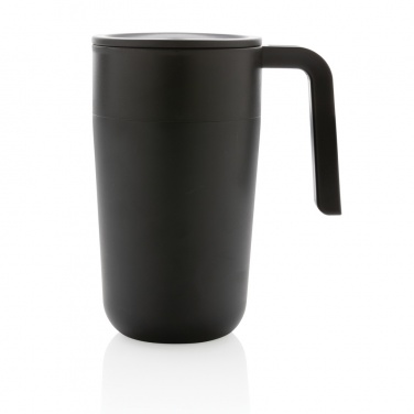 Logo trade business gifts image of: GRS Recycled PP and SS mug with handle
