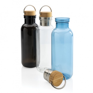 Logotrade advertising product picture of: RCS RPET bottle with bamboo lid and handle