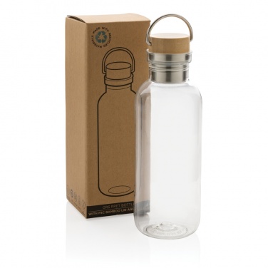 Logotrade corporate gifts photo of: RCS RPET bottle with bamboo lid and handle