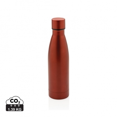 Logo trade promotional giveaways image of: RCS Recycled stainless steel solid vacuum bottle