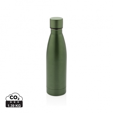 Logotrade promotional merchandise picture of: RCS Recycled stainless steel solid vacuum bottle