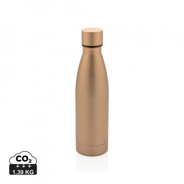Logo trade promotional merchandise picture of: RCS Recycled stainless steel solid vacuum bottle