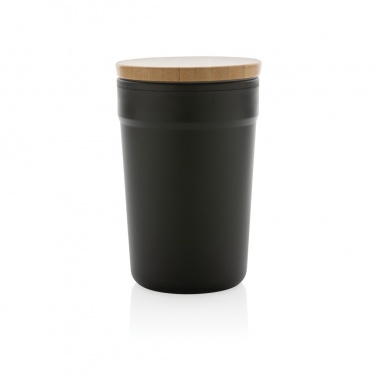 Logotrade promotional gift picture of: GRS certified recycled PP mug with bamboo lid