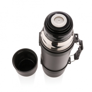 Logo trade promotional giveaways image of: Vacuum flask with 2 cups