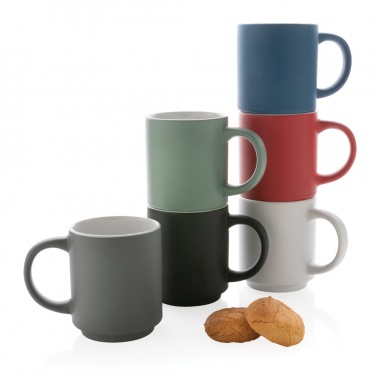 Logotrade promotional product picture of: Ceramic stackable mug 180ml