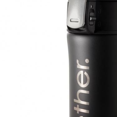 Logotrade promotional item image of: RCS Recycled stainless steel easy lock vacuum mug