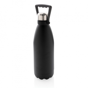 Logo trade promotional products picture of: RCS Recycled stainless steel large vacuum bottle 1.5L