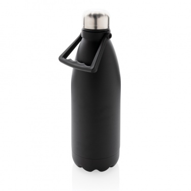 Logo trade promotional giveaways image of: RCS Recycled stainless steel large vacuum bottle 1.5L