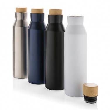 Logotrade promotional item picture of: Gaia RCS certified recycled stainless steel vacuum bottle