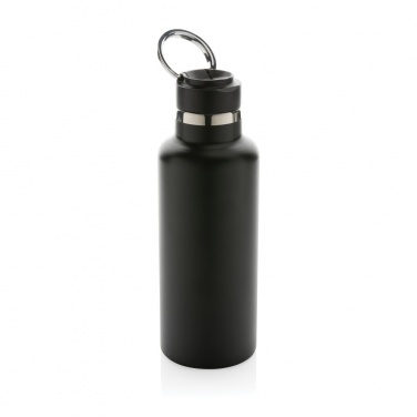 Logo trade corporate gifts picture of: Hydro RCS recycled stainless steel vacuum bottle with spout