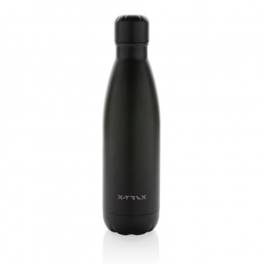 Logo trade promotional merchandise image of: Eureka RCS certified re-steel single wall water bottle