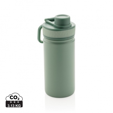 Logotrade promotional giveaway image of: Vacuum stainless steel bottle with sports lid 550ml