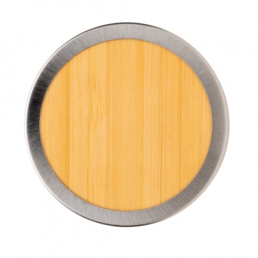 Logo trade business gift photo of: Leak proof bamboo vacuum bottle