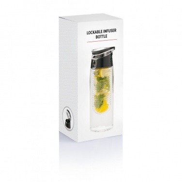 Logo trade promotional giveaways image of: Lockable infuser bottle