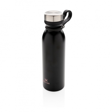 Logo trade corporate gifts image of: Copper vacuum insulated bottle with carry loop