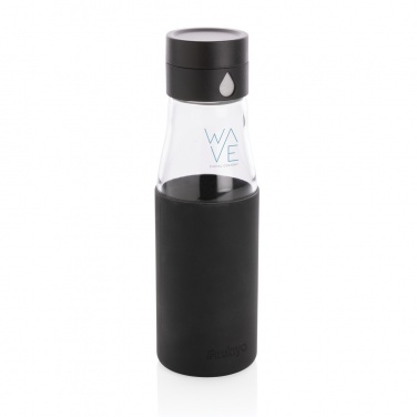 Logotrade corporate gifts photo of: Ukiyo glass hydration tracking bottle with sleeve