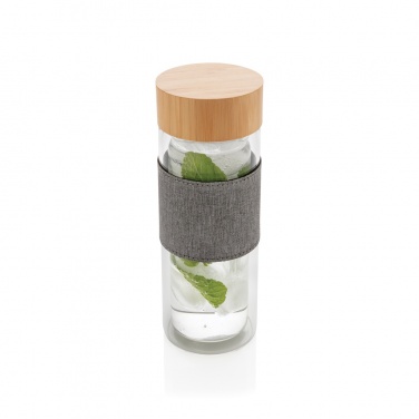 Logo trade promotional items picture of: Impact double wall borosilicate glass bottle