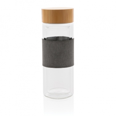 Logotrade advertising product picture of: Impact double wall borosilicate glass bottle