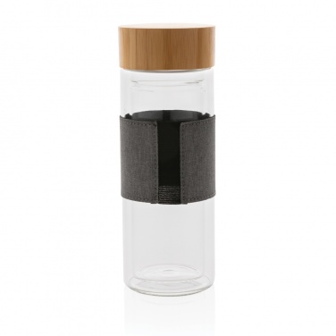 Logotrade business gifts photo of: Impact double wall borosilicate glass bottle