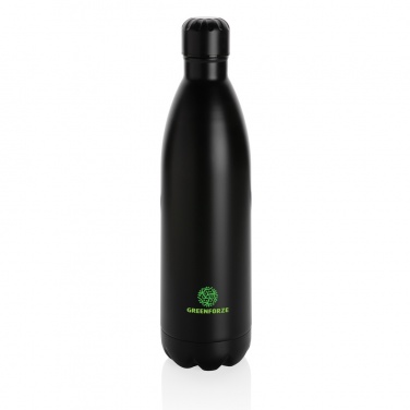 Logotrade corporate gift image of: Solid colour vacuum stainless steel bottle 1L