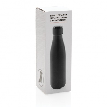 Logotrade promotional merchandise photo of: Solid colour vacuum stainless steel bottle 260ml