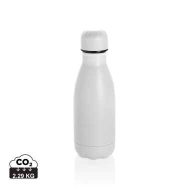 Logo trade advertising products image of: Solid colour vacuum stainless steel bottle 260ml