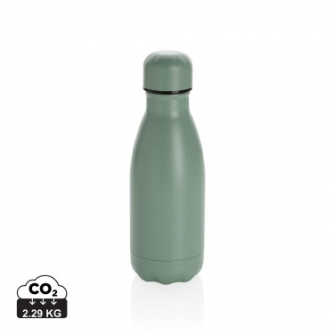 Logo trade promotional items image of: Solid colour vacuum stainless steel bottle 260ml