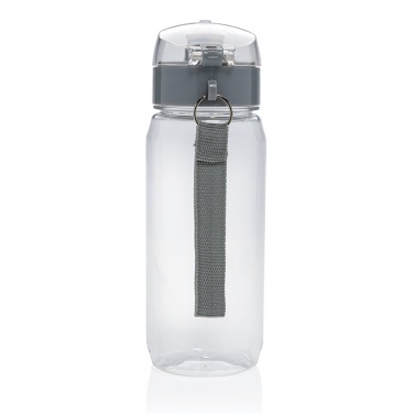 Logo trade business gifts image of: Yide RCS Recycled PET leakproof lockable waterbottle 600ml