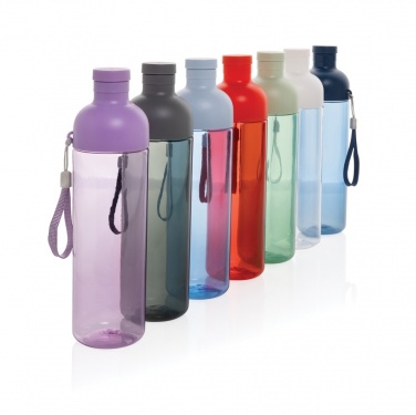 Logo trade business gifts image of: Impact RCS recycled PET leakproof water bottle 600ml