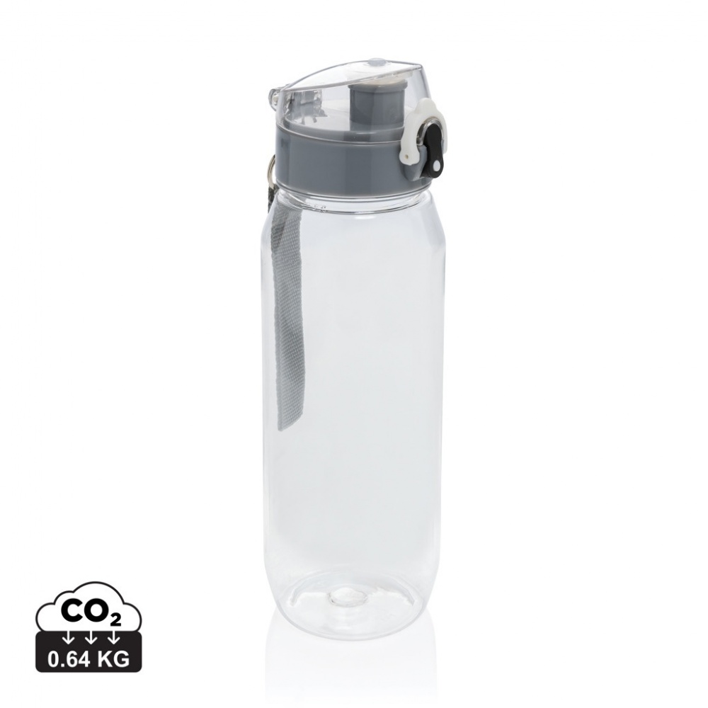 Logo trade promotional item photo of: Yide RCS Recycled PET leakproof lockable waterbottle 800ml