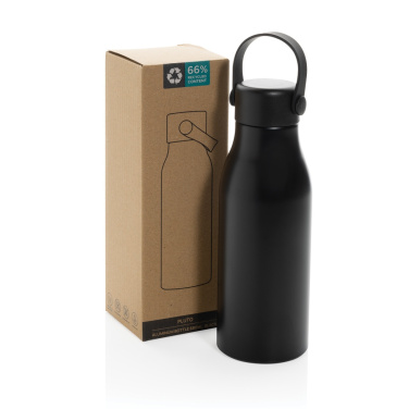 Logo trade promotional giveaway photo of: Pluto RCS Certified recycled aluminium bottle 680ml