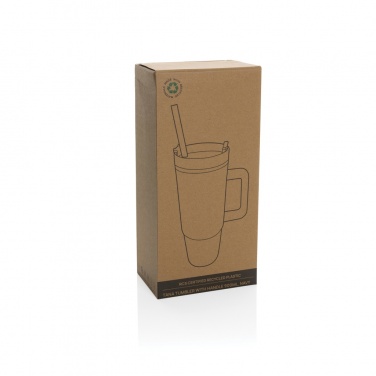 Logo trade promotional items image of: Tana RCS plastic tumbler with handle 900ml