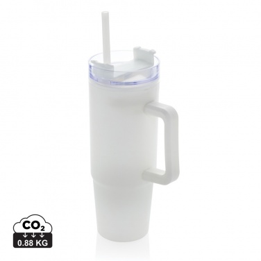 Logotrade advertising products photo of: Tana RCS plastic tumbler with handle 900ml