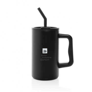 Logotrade advertising product picture of: Cube RCS certified recycled steel mug 800ml
