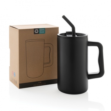 Logotrade advertising product image of: Cube RCS certified recycled steel mug 800ml